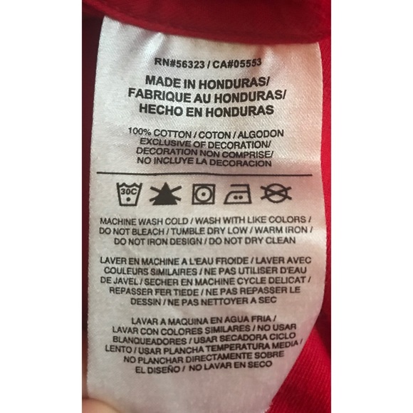 LARGE RED OHIO STATE NIKEY TSHIRT - Picture 3 of 3